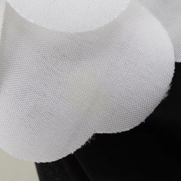 CHANEL camellia ribbon Valletta Black / white Satin/textile ribbon Women main image 5